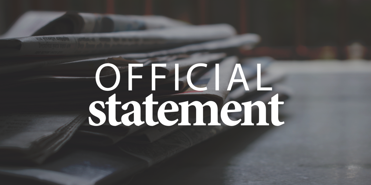 MOFB Statement Regarding Recent Trade Agreement Announcements